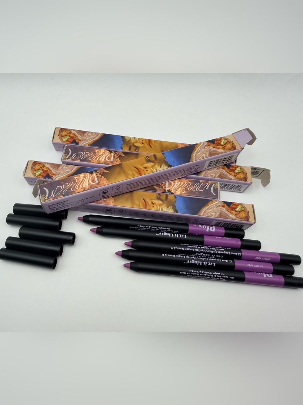 LOT of Pley Beauty Let It Linger 12-Hour Gel liners in: Artist Pass (Set of 5)